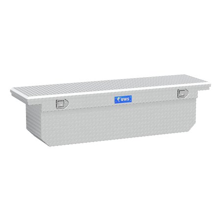 Uws 72IN ALUMINUM SINGLE LID CROSSOVER TOOLBOX DEEP LOW PROFILE ANGLED TBSD-72-A-LP